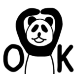 絵文字のように使いやすいパンダ