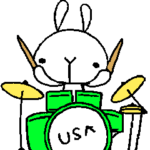 ドラムうさぎの日常