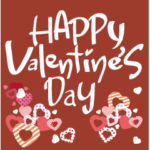 バレンタインデーに送るスタンプ