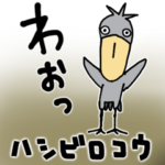 気持ちを伝えるハシビロコウ