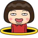 芋ジャージ女子の変顔・顔芸