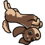 ダックス大好きスタンプ◆チョコタン