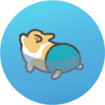 １コギの動く夏スタンプ