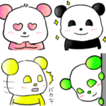 色々パンダ。