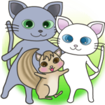 白ネコのルーナ