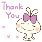 ありがとう☆うさぷるーん