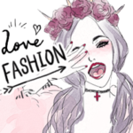 オシャレな fashionスタンプ