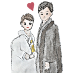 水彩画でオシャレ結婚式♡