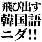 飛び出す韓国語と偽韓国語