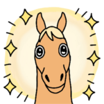 馬のスタンプ 日常