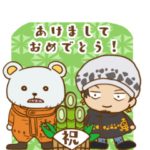 年中トラファルガー・ローとベポ ONE PIECE