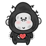 シュールなミニゴリラ♡再販