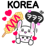 韓国語・日本語つき・ハングル・スタンプ♡