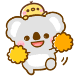 ふわふわコアラ♡カラフル吹き出し