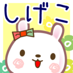 しげこ●名前スタンプ■イベント+