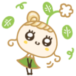 ほぺ美◎心安らぐ爽やかスタンプ