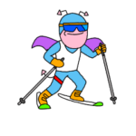 悪魔デモンくんのウィンタースポーツ