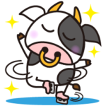 かわいい動物 うし子 4