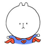 しろくてまるいうさぎさん7