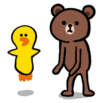 BROWN & FRIENDS挨拶と動くブラウンコニー