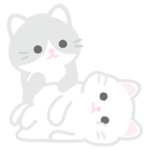 動く！しろいぬこ