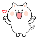 ラブリーな白ネコ