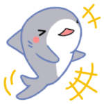 子サメとシマエナガのゆるい日常スタンプ