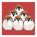 マイペースな小鳥