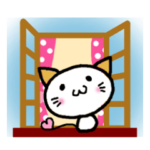 にゃんこせんせいのスタンプ