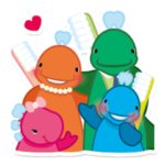 Dental dinosaur2　ハミガキ恐竜