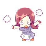 Tシャツを着た女の子 その3