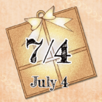 7月4日記念日BIGスタンプ