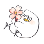 とりもちスタンプ お花見編