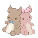 気持ちが伝わるデグ子スタンプ　濃色編