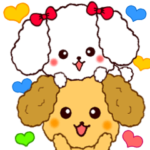 気持ち伝わるトイプーちゃんのBIGスタンプ