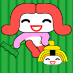 カーリング女子のあいさつスタンプ♪