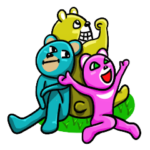 こんなクマ達でよければ遊んであげて下さい