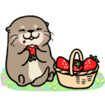 動く▷春だよ♪カワウソさん