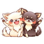 シロチワちゃんとクロチワちゃん2