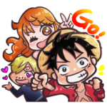 ONE PIECE 日常スタンプ！ 一味と仲間達♪