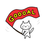 サッカー観戦する猫