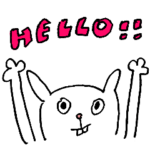 リアルJCが作ったウサギ、ペロちゃん