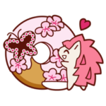 ドーナツたわむれハリネズミ03春