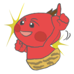 子鬼の赤くん青くん