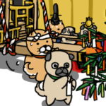 行事使い分けスタンプ（柴＆パグ）