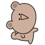 シュールなミニくま