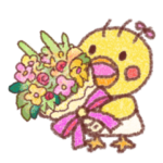 ふくふく・おりぼんひよこ