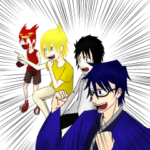 三原色男子たち+黒男子