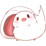 白文鳥のいちごだいふくちゃん