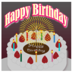 キラキラ光る！動く！おめでとう